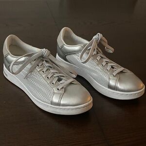 Geox Silver Mesh Women's Sneakers 7